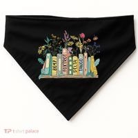 8647 Foxtrots Deltas Tangos Book Flower USA-Made Doggie Bandana thumb 0
