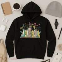 8647 Foxtrots Deltas Tangos Book Flower Hoodie thumb 3