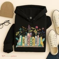 8647 Foxtrots Deltas Tangos Book Flower Hoodie thumb 4