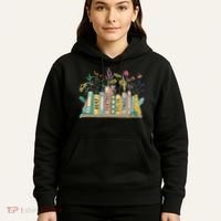 8647 Foxtrots Deltas Tangos Book Flower Hoodie thumb 5