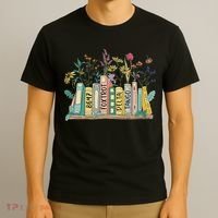 8647 Foxtrots Deltas Tangos Book Flower T-Shirt thumb 3