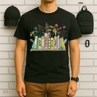 8647 Foxtrots Deltas Tangos Book Flower T-Shirt thumb 6