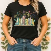 8647 Foxtrots Deltas Tangos Book Flower Women's T-Shirt thumb 2