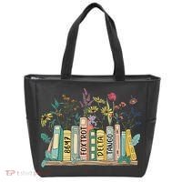 8647 Foxtrots Deltas Tangos Book Flower Tote Bag thumb 0