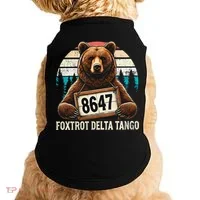 8647 Foxtrot Delta Tango Gift Doggie Tank thumb 0