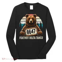 8647 Foxtrot Delta Tango Gift Long Sleeve Shirt thumb 0