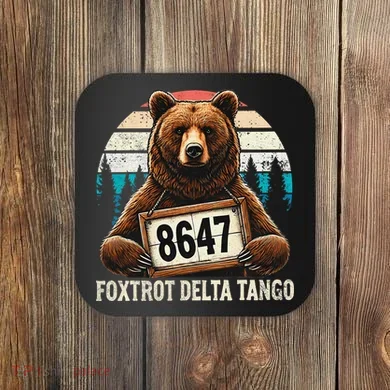 8647 Foxtrot Delta Tango Gift Coaster