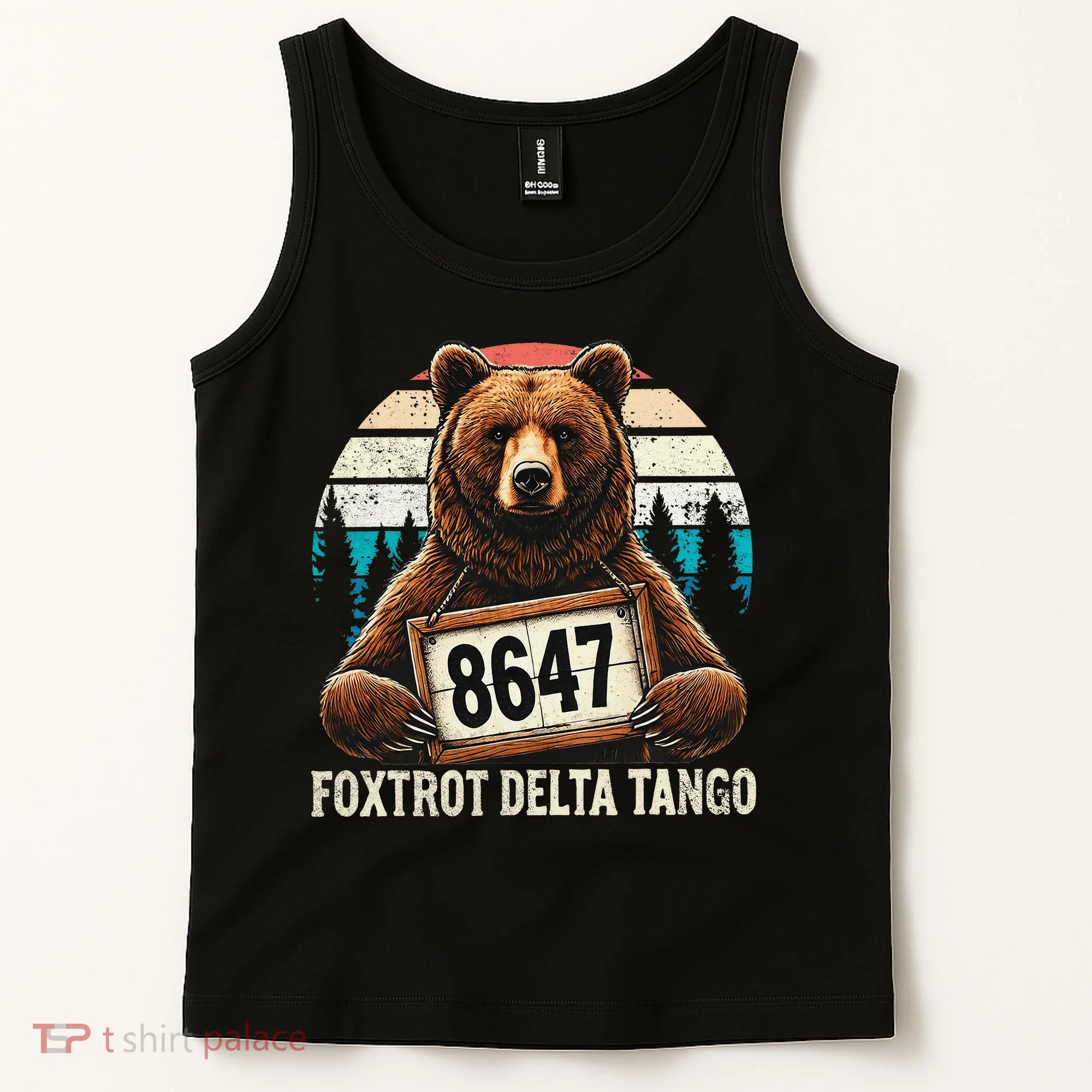 8647 Foxtrot Delta Tango Gift Tank Top