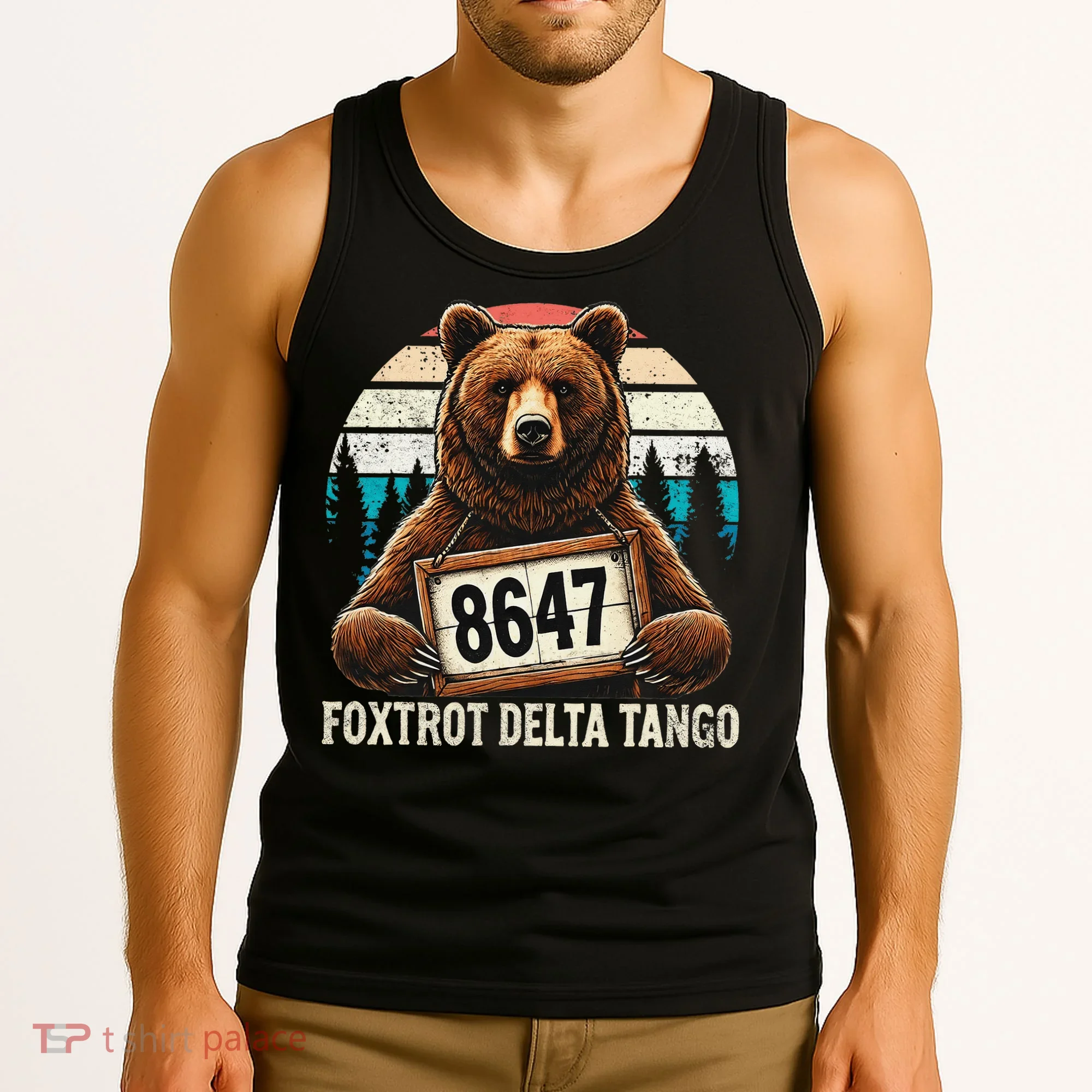 8647 Foxtrot Delta Tango Gift Tank Top