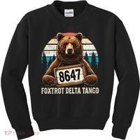 8647 Foxtrot Delta Tango Gift Kids Sweatshirt thumb 0
