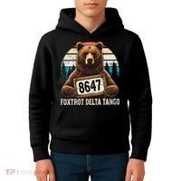 8647 Foxtrot Delta Tango Gift Kids Hoodie thumb 4