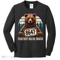 8647 Foxtrot Delta Tango Gift Kids Long Sleeve Shirt thumb 0