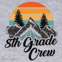 8th Grade Crew Back To School After Camping Trip Love Camp Women's Sweatshirt thumb 2