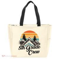 8th Grade Crew Back To School After Camping Trip Love Camp Tote Bag thumb 0