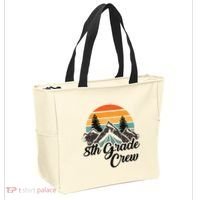 8th Grade Crew Back To School After Camping Trip Love Camp Tote Bag thumb 2