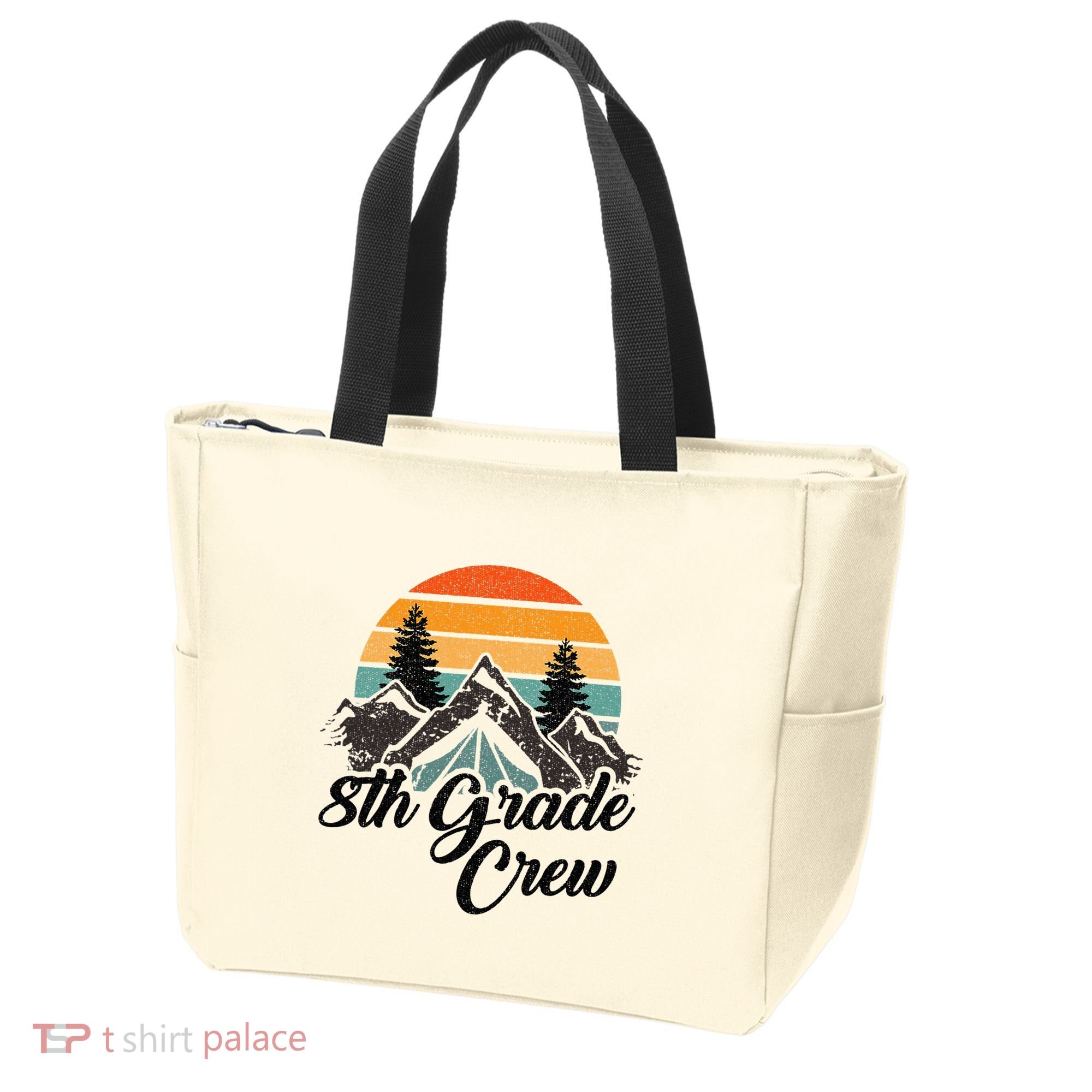 8th Grade Crew Back To School After Camping Trip Love Camp Tote Bag