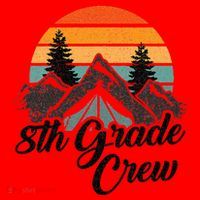 8th Grade Crew Back To School After Camping Trip Love Camp Santa Hat thumb 1