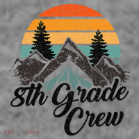 8th Grade Crew Back To School After Camping Trip Love Camp Toddler Hoodie thumb 2