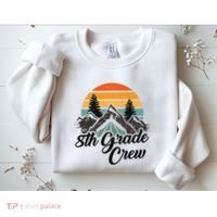 8th Grade Crew Back To School After Camping Trip Love Camp Sweatshirt thumb 2