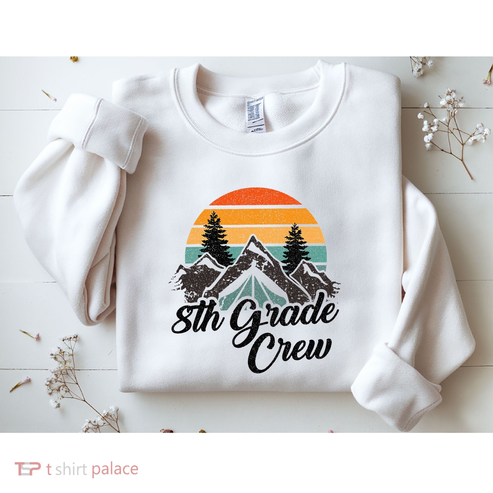 8th Grade Crew Back To School After Camping Trip Love Camp Sweatshirt