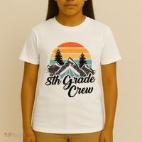8th Grade Crew Back To School After Camping Trip Love Camp T-Shirt thumb 4
