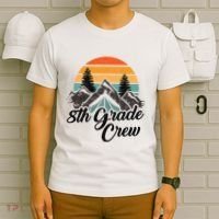 8th Grade Crew Back To School After Camping Trip Love Camp T-Shirt thumb 6