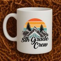 8th Grade Crew Back To School After Camping Trip Love Camp Coffee Mug thumb 2