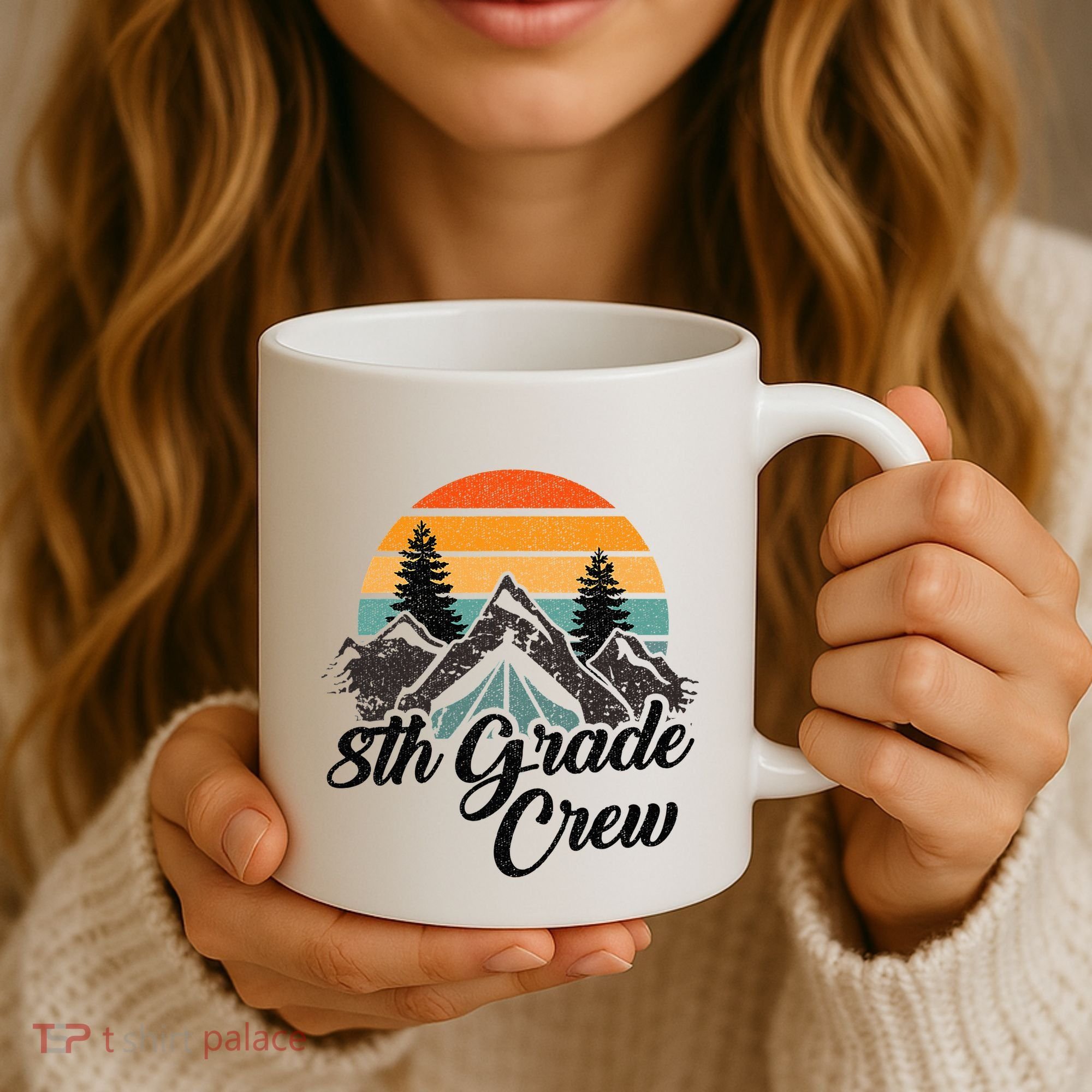 8th Grade Crew Back To School After Camping Trip Love Camp Coffee Mug