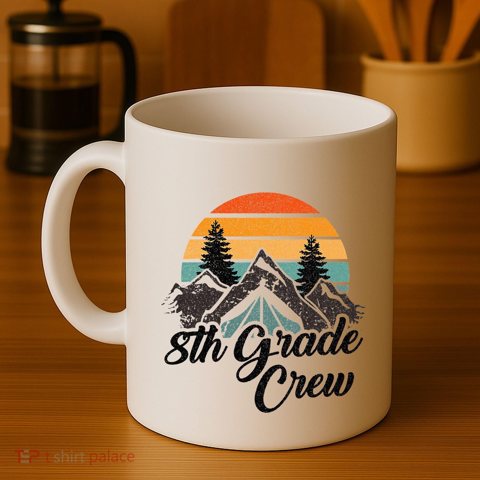 8th Grade Crew Back To School After Camping Trip Love Camp Coffee Mug