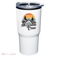 8th Grade Crew Back To School After Camping Trip Love Camp Tumbler thumb 0