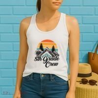 8th Grade Crew Back To School After Camping Trip Love Camp Women's Tank Top thumb 2