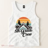 8th Grade Crew Back To School After Camping Trip Love Camp Tank Top thumb 2