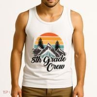 8th Grade Crew Back To School After Camping Trip Love Camp Tank Top thumb 3