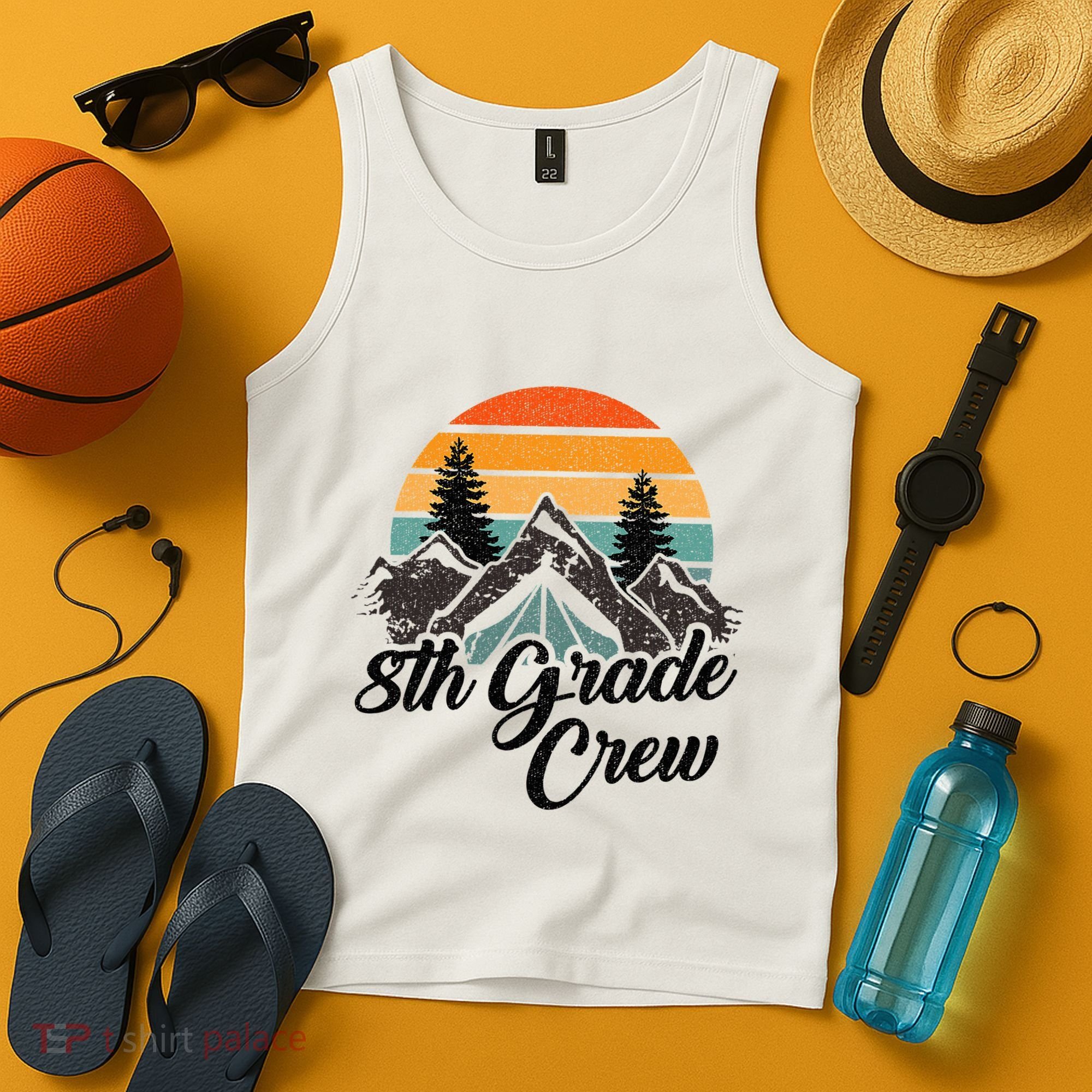 8th Grade Crew Back To School After Camping Trip Love Camp Tank Top