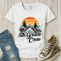 8th Grade Crew Back To School After Camping Trip Love Camp Women's T-Shirt thumb 3