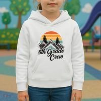 8th Grade Crew Back To School After Camping Trip Love Camp Kids Hoodie thumb 3