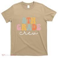 8th Grade Crew Retro Groovy Funny Happy First Day Of School T-Shirt thumb 0