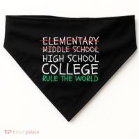 8th Grade Graduation Hilarious Middle School Memories USA-Made Doggie Bandana thumb 0