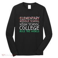 8th Grade Graduation Hilarious Middle School Memories Long Sleeve Shirt thumb 0