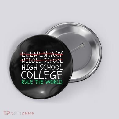 8th Grade Graduation Hilarious Middle School Memories Button