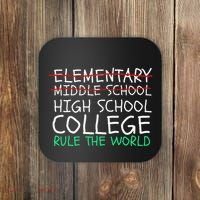 8th Grade Graduation Hilarious Middle School Memories Coaster thumb 0