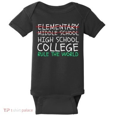 8th Grade Graduation Hilarious Middle School Memories Baby Bodysuit