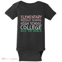 8th Grade Graduation Hilarious Middle School Memories Baby Bodysuit thumb 0