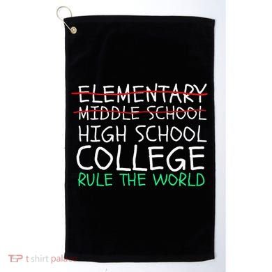 8th Grade Graduation Hilarious Middle School Memories Golf Towel