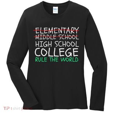 8th Grade Graduation Hilarious Middle School Memories Women's Long Sleeve Shirt