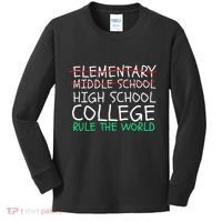 8th Grade Graduation Hilarious Middle School Memories Kids Long Sleeve Shirt thumb 0
