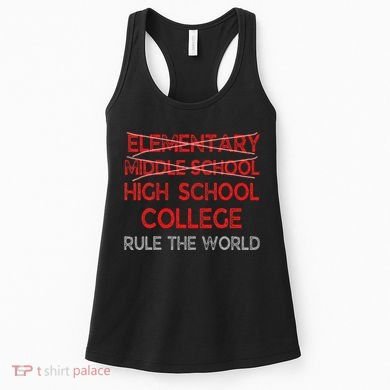 8th Grade Graduation Funny Middle School Graduation Women's Tank Top