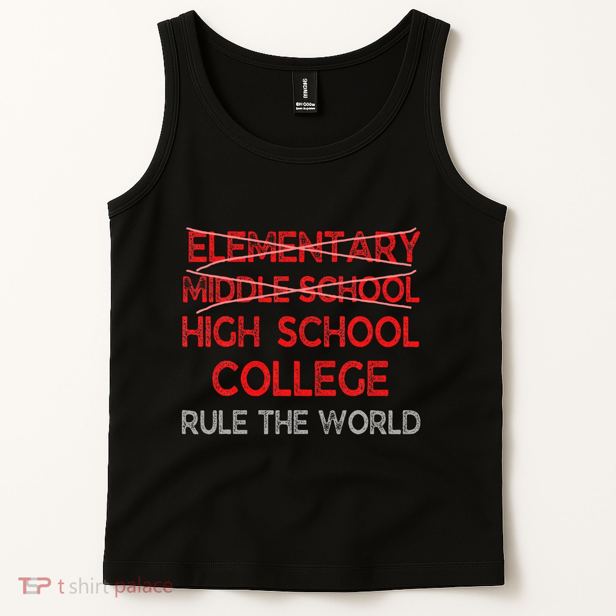 8th Grade Graduation Funny Middle School Graduation Tank Top