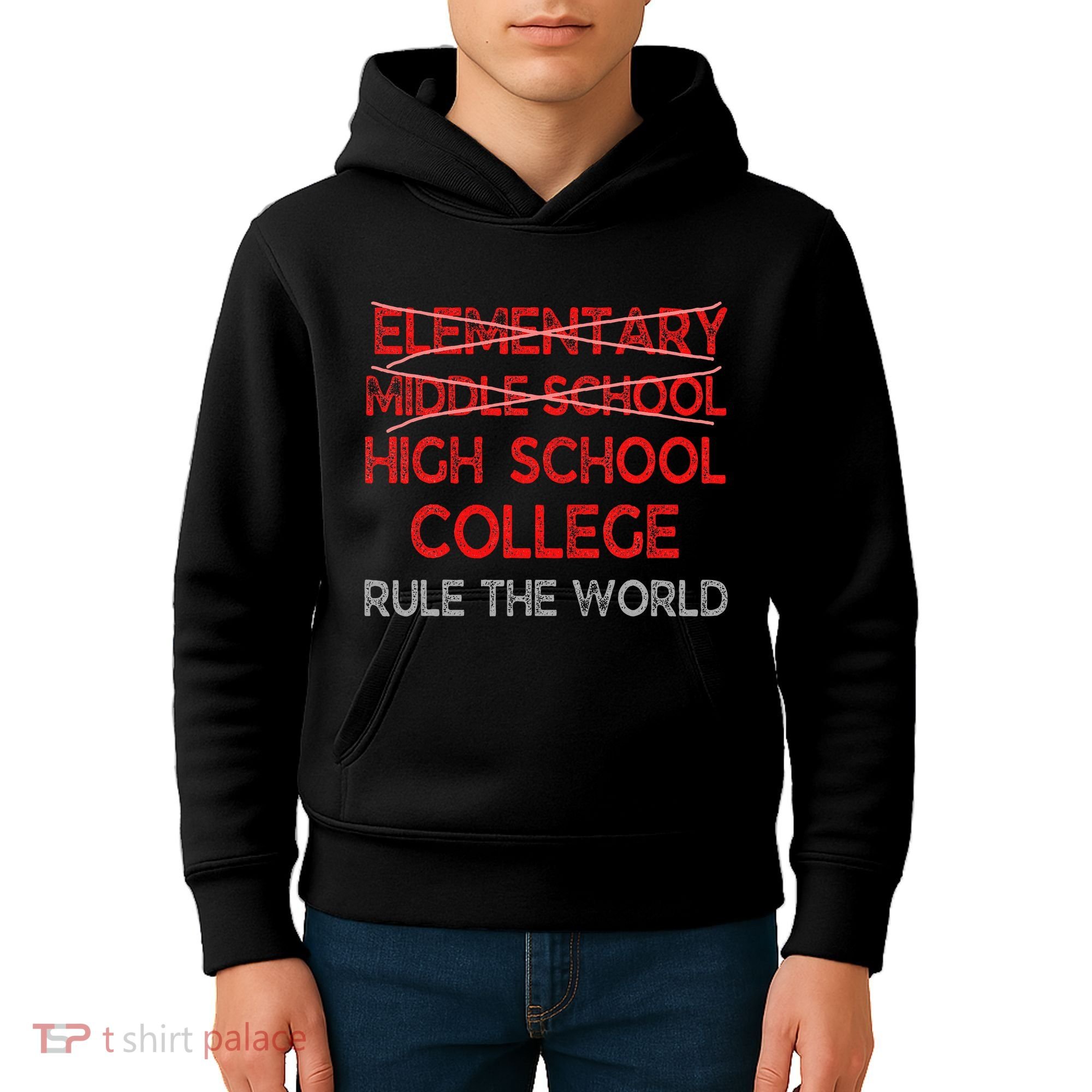 8th Grade Graduation Funny Middle School Graduation Kids Hoodie