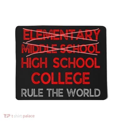 8th Grade Graduation Funny Middle School Graduation Mousepad